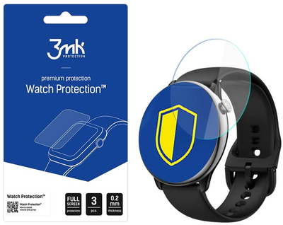 Захисна плівка 3MK Watch Protection для екрану смарт-годинників Amazfit GTR Mini 3 шт. (5903108523820)