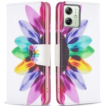 Чохол-книжка Deexe Color Wallet для Motorola Moto G54 / G54 Power - Sunflower