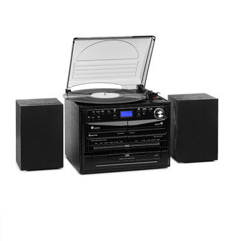 388-DAB+ Стерео 20 Вт макс. Виниловая CD-кассета BT FM/DAB+ USB