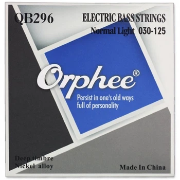 Струны для бас-гитары Orphee QB296 6 Strings Nickel Alloy 30-125