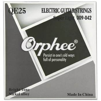 Струны для электрогитары Orphee QE25 Nickel Alloy Super Light 9-42