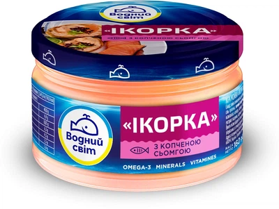 Икорка с копченой семгой Водный мир 160 г х 6 шт