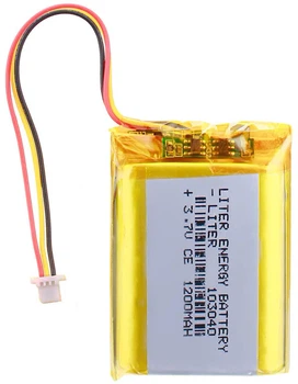 Литий полимерный аккумулятор Li Pol 103040 1200мАч 3.7В (разъем JST PH 1.0мм 3 pin). Liter Energy