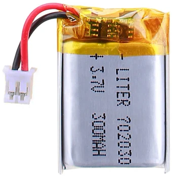 Аккумулятор Li Pol 702030 300 мАч 3.7В (разъем JST PH 2.0 2pin). Liter Energy