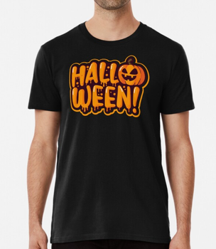 Мужская футболка Stedman с принтом Хэллоуин Halloween Тыква Черный XL