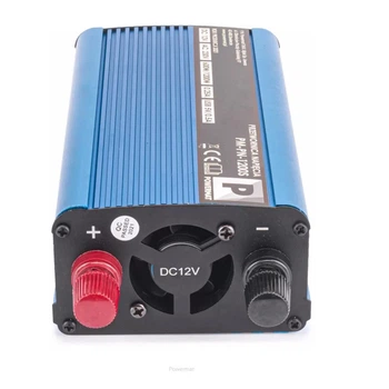 Преобразователь напряжения модифицированный инвертор для квартиры Powermat 12V|230V 1200W PM-PN-1200S автоинвертор - Европейская сборка