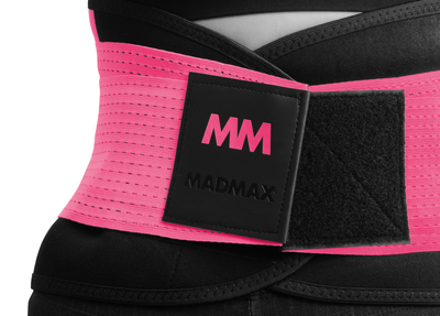 Пояс компресійний MadMax MFA-277 Slimming belt Black/neon pink S