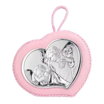 Ікона дитяча Valentі Ангел Охоронець з Немовлям (10 х 9 см) 10551 RA