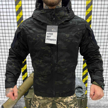 Мужская зимняя Куртка Dark Knight до -10°С с капюшоном и подкладкой Omni-Heat камуфляж размер XL