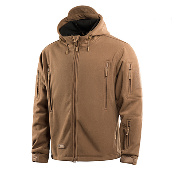 Чоловіча демісезонна Куртка M-Tac WINDBLOCK DIVISION GEN.II із Мембраною та посиленими Вставками койот розмір L