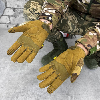 Плотные штурмовые перчатки Mechanix Wear M-Pact со вставками TrekDry мультикам размер XL