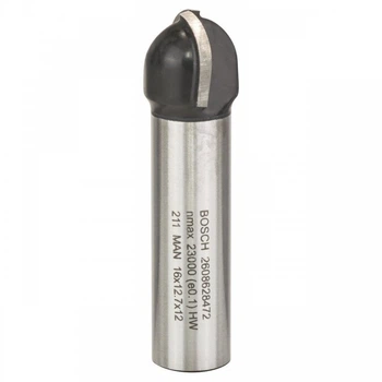 Фреза галтельная Bosch 12 мм, 24×15,9×57 мм, R12 (2608628473)