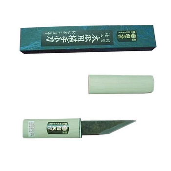 Нож японский туристический 90 мм в деревянном футляре SHOUZOU IKEUCHI, HANAKUMAGAWA (4580149743441)