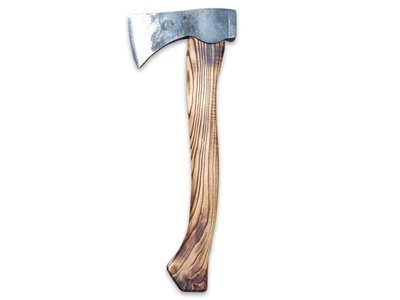Кованный топор (Axe_ukr_Y8) сталь: У8А (56-57HRC), длина 40 см, Вес 840 гр.