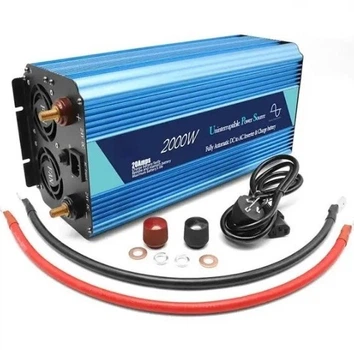 Преобразователь инвертор Wimpex Power Inverter Wimpex WX21OO 12V-220V UPS 12V-220V UPS чистая синусоида 2000W с подзарядкой