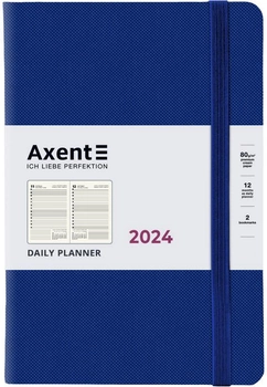 Ежедневник Axent Partner Soft Diamond 2024 14.5х21 см синий (8818-24-02-A)