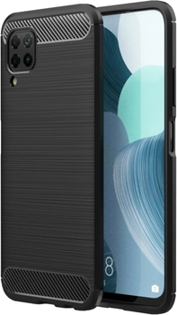 Etui plecki Beline Carbon do Huawei P40 Lite Black (5903657572089)