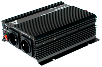 Автомобільний інвертор AZO Digital IPS-2000 2000W з модифікованою синусоїдою 24-230V DC-AC (5905279203747)