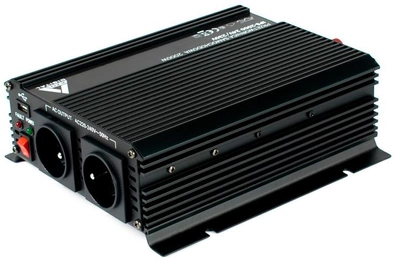 Автомобільний інвертор AZO Digital IPS-2000 2000W з модифікованою синусоїдою 24-230V DC-AC (5905279203747)