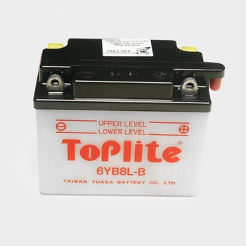 6V,8Ah,д. 121, ш. 71, в.96, об'єм 0,3, вага 1,5 кг TOPLITE 6YB8L-B