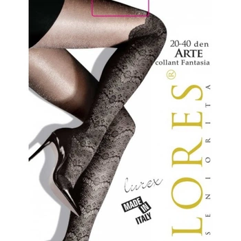 Колготки с люрексом Lores Arte 20-40 den 1/2 черный
