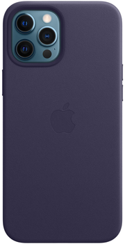 Etui plecki Beline Leather Case do Apple iPhone 12 Pro Max Purple (5903919069548)