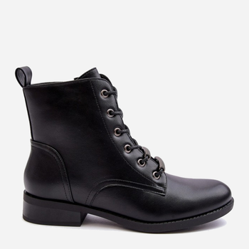 Жіночі зимові черевики високі S.Barski HY75-10 38 Чорні (5905677950083)