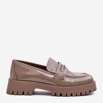 Loafersy damskie Jannah 38 Beżowe (5905677955613)