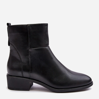Жіночі зимові черевики низькі Sergio Leone Semotti 37 Чорні (5905677939910)