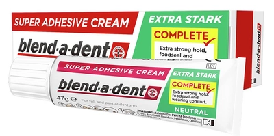 Клей для зубних протезів Blend-a-Dent Super Adhesive Cream Neutral Complete 47 г (8001841900360)