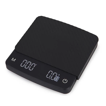 Акумуляторные кофейные весы Zally Coffee Drip Scale R20-A (2 кг/ 0.1 г)