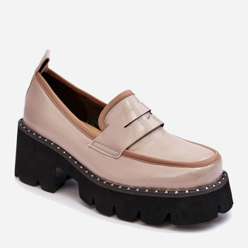 Loafersy damskie S.Barski D&A MR870-32 39 Beżowe (5905677950823)