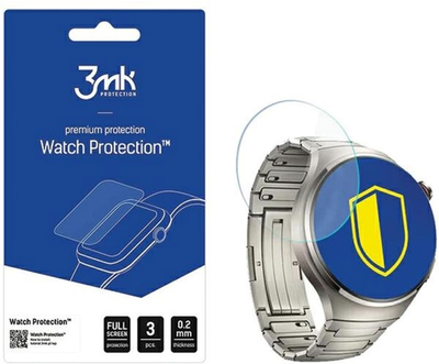 Набір захисного скла 3MK FlexibleGlass для Huawei Watch 4 Pro 3 шт (5903108529853)