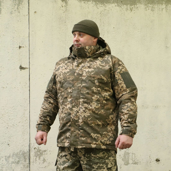 Куртка тактична зимова "Хуртовина " , тканина Оксфорд, колір піксель( ММ 14 ), розмір 68 арт. 972092110