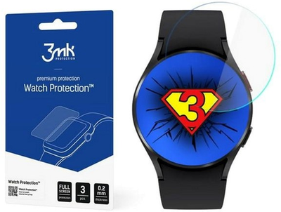 Набір захисного скла 3MK FlexibleGlass для Samsung Watch 4 44 mm 3 шт (5903108434805)