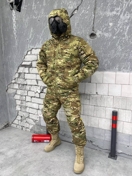 Тактичний зимовий військовий комплект Squad ( Куртка + Штани ), Камуфляж: Мультикам, Розмір: XL