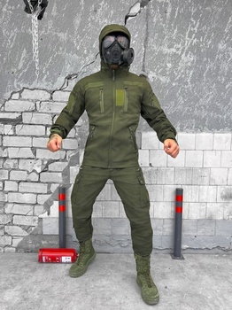 Тактический военный комплект Squad ( Куртка + Штаны ), Камуфляж: Олива, Размер: L