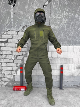 Тактический военный комплект Squad ( Куртка + Штаны ), Камуфляж: Олива, Размер: S