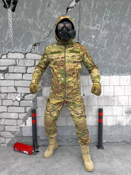 Тактичний теплий військовий комплект Fovard ( Куртка + Штани ), Камуфляж: Мультикам, Розмір: XXL