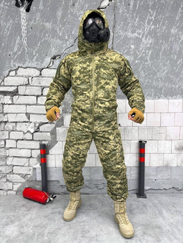 Тактичний зимовий військовий комплект Squad ( Куртка + Штани ), Камуфляж: Піксель ЗСУ, Розмір: M