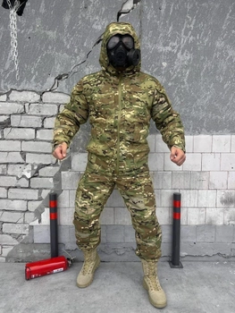 Тактичний зимовий військовий комплект Squad ( Куртка + Штани ), Камуфляж: Мультикам, Розмір: L