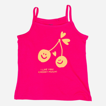 Koszulka na ramiączkach dziecięca dla dziewczynki OVS 1804455 110 cm Różowa (8056781110683)