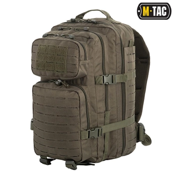 Тактичний штурмовий рюкзак M-TAC Assault Laser Cut 40L Олива 52x29x28 (9057)