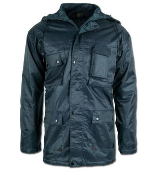 Куртка парка тактическая с капюшоном Mil-Tec Dubon Dark Navy Blue 10150003-S