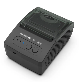 Портативный термопринтер для печати чеков Zjiang POS-5811DD 70 мм/сек USB+Bluetooth Black
