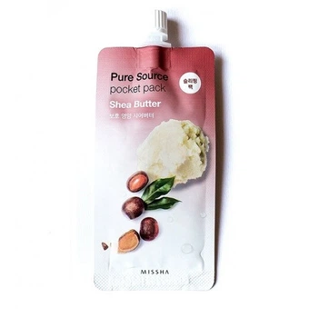 Ночная маска с маслом ши Missha Pure Source Pocket Pack Shea Butter 10 мл