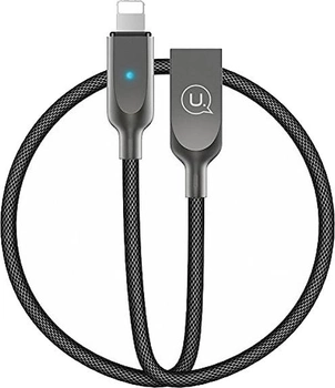 Kabel power-off U-Sun Usams US-SJ170 USB - Lighting 1.9 m czarny (6958444951409)