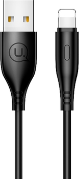 Kabel Usams U18 US-SJ266 USB - Lighting 1 m czarny (6958444962009)