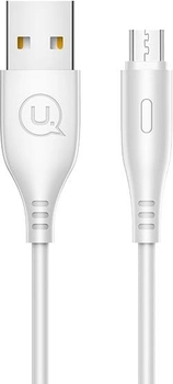 Kabel Usams U18 US-SJ268 USB - microUSB 1 m biały (6958444962030)