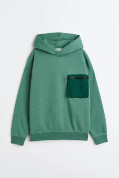 Худі H&M пх9206 зелене 134-140